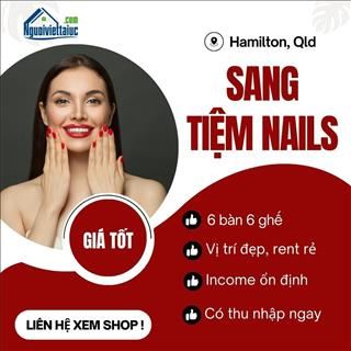 Sang tiệm nail income ổn định vùng Hamilton, Brisban, Queensland