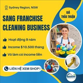 Sang lại Franchise Cleaning Business, thu nhập tốt, giá hợp lý